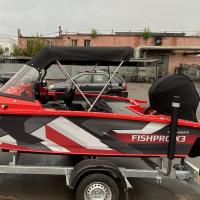 Ходовой тент Бимини Fish Sport на лодку Волжанка Vboats FishPro X3 (46)  на выбор  